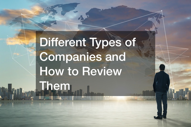 Different Types of Companies and How to Review Them